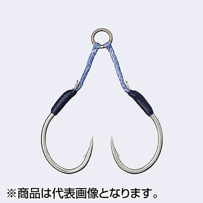 ヴァンフック(VANFOOK) マイクロジグアシスト ツイン 1.0cm #2 シルバー MJ-02