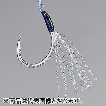 ヴァンフック(VANFOOK) マイクロジグアシスト ツイン 1.0cm ティンセル #1 シルバー MJ-03