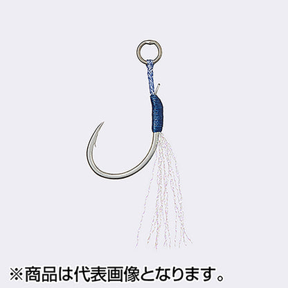 ヴァンフック(VANFOOK) マイクロジグアシスト シングル 0.5cm ティンセル #1 シルバー MJ-04