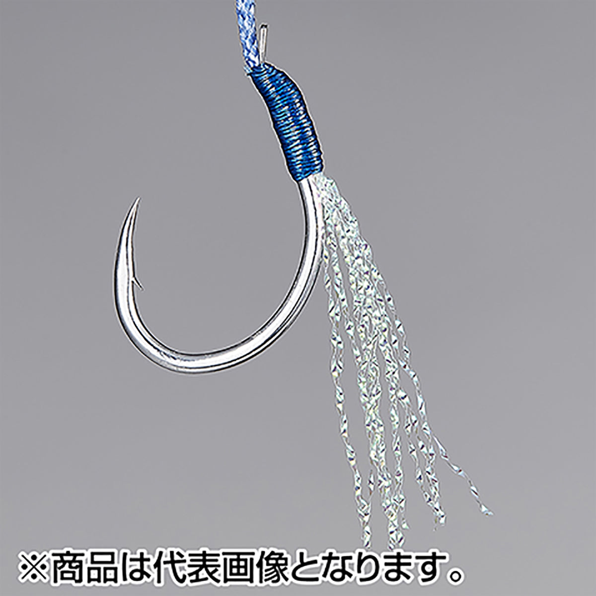 ヴァンフック(VANFOOK) マイクロジグアシスト シングル 0.5cm ティンセル #1 シルバー MJ-04