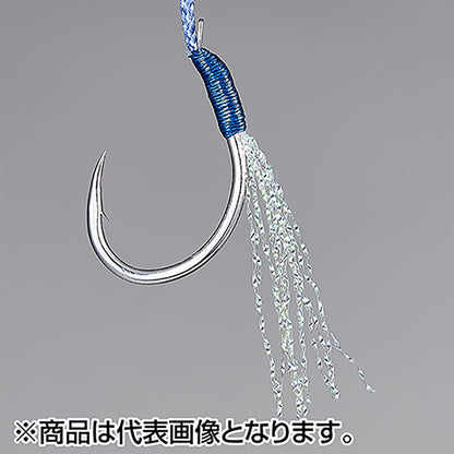 ヴァンフック(VANFOOK) マイクロジグアシスト シングル 0.5cm ティンセル #1 シルバー MJ-04