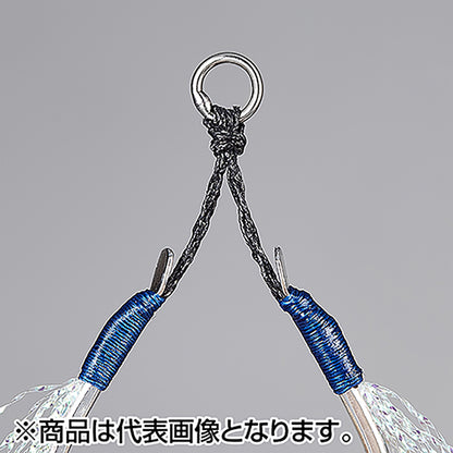 ヴァンフック(VANFOOK) マイクロジグアシストワイヤー ツイン 1.0cm ティンセル #1/0 シルバー MJW-05