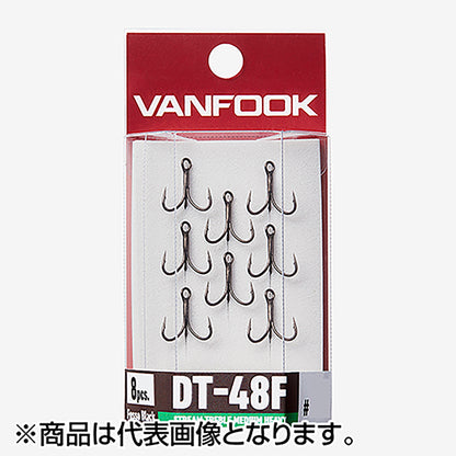 ヴァンフック(VANFOOK) ストリームトレブル ミディアムヘビー #12 フッ素ブラック DT-48F