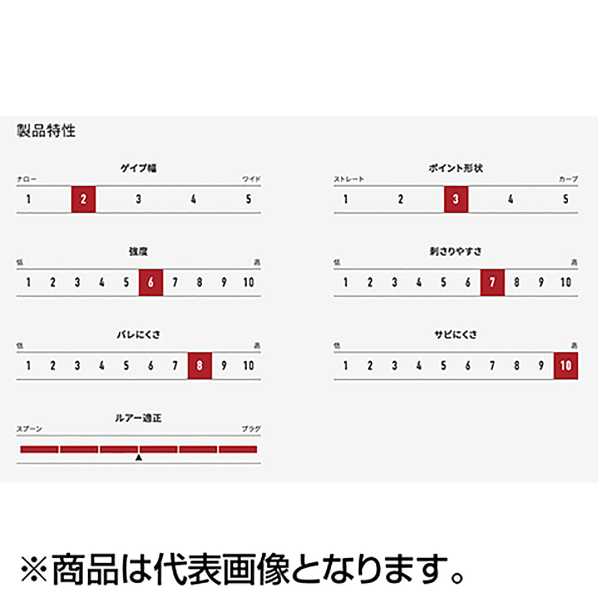 ヴァンフック(VANFOOK) スプーンエキスパートフック ミディアムワイヤー #6 フッ素ブラック SP-31F