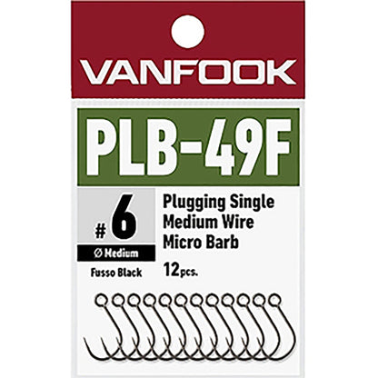ヴァンフック(VANFOOK) プラッギングシングル ミディアムワイヤー マイクロバーブ #6 PLB-49F