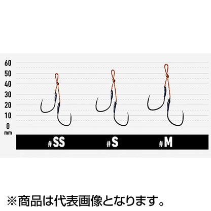 ヴァンフック(VANFOOK) チューンドパーチ ダブルアシスト #S ソルティーゴールド TPD-30G