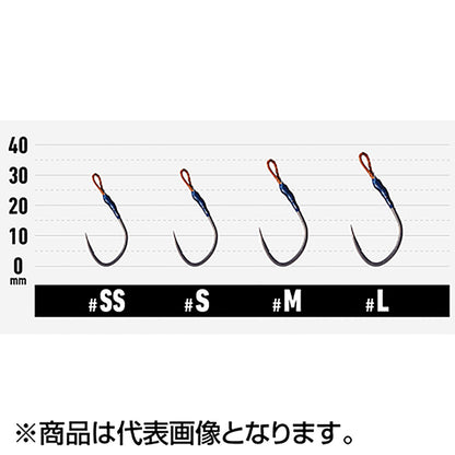 ヴァンフック(VANFOOK) チューンドパーチ シングルアシスト #SS フッ素ブラック TPS-30F