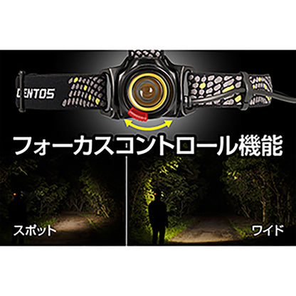 ジェントス(GENTOS) ヘッドランプ LR-F433HD 防災 停電 対策 ヘッドライト