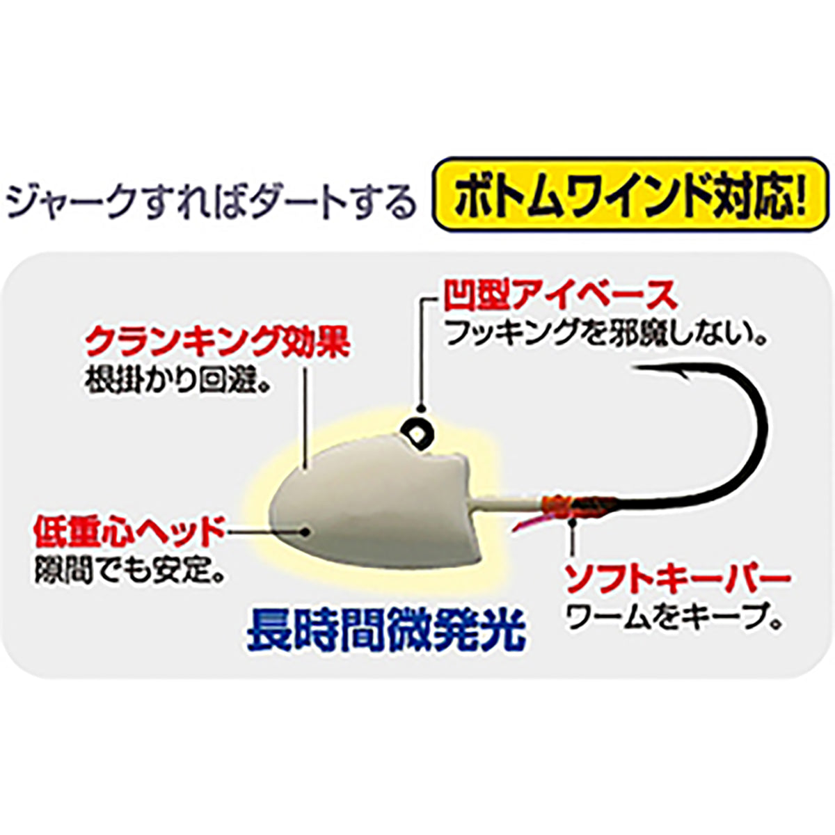 オーナー(OWNER) ボトムショット 3.5g JH-80