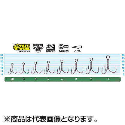 オーナー(OWNER) STX-45ZN カルティバ スティンガートリプルエクストラ 5号 シルバー 11794