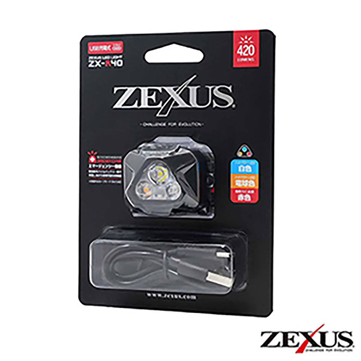 冨士灯器(FUJI-TOKI) ZEXUS ヘッドライト ZX-R40 防災 停電 対策