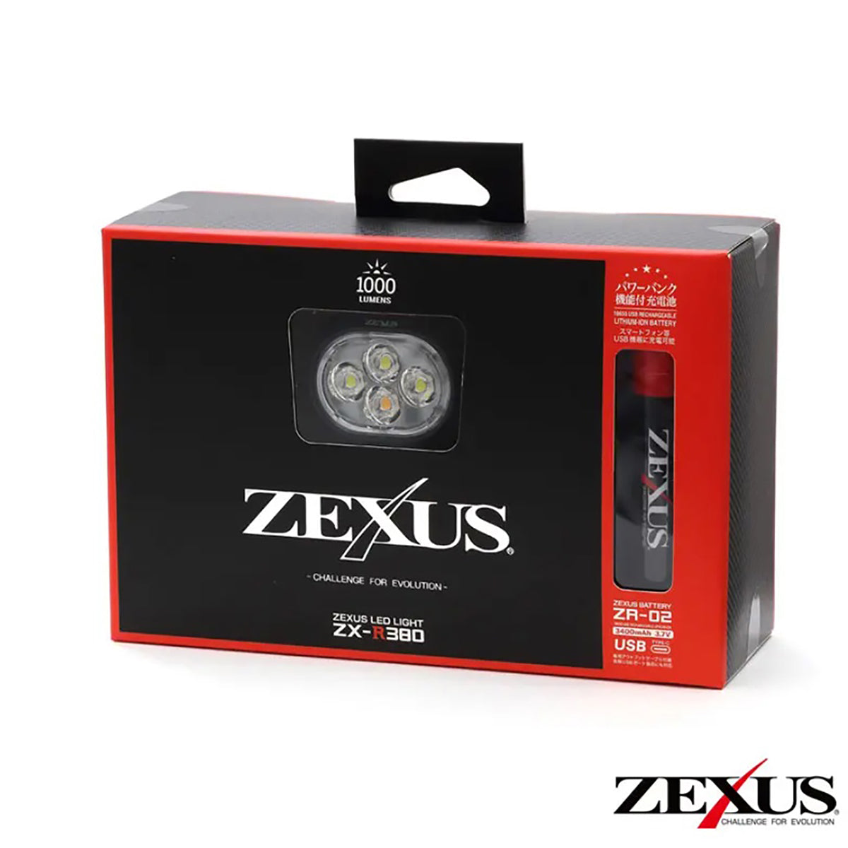 冨士灯器(FUJI-TOKI) ZEXUS(ゼクサス) LEDヘッドライト ZX-R380 防災 停電 対策