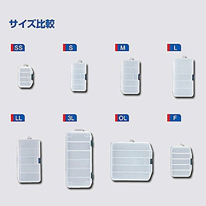 メイホウ(MEIHO) SFC フライケース M クリア  タックルボックス ツールボックス 道具箱