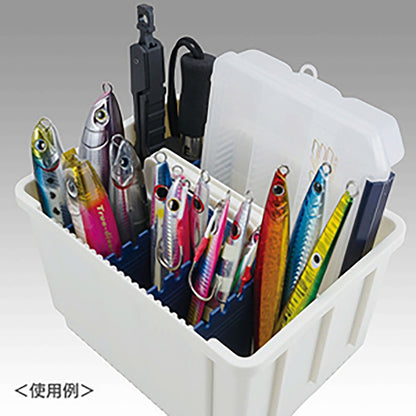 メイホウ(MEIHO) インナーストッカー BM-S ホワイト/ネイビー  タックルボックス ツールボックス 道具箱