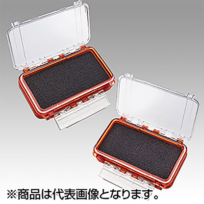 メイホウ(MEIHO) 防水ケース WG-2 クリアオレンジ  タックルボックス ツールボックス 道具箱