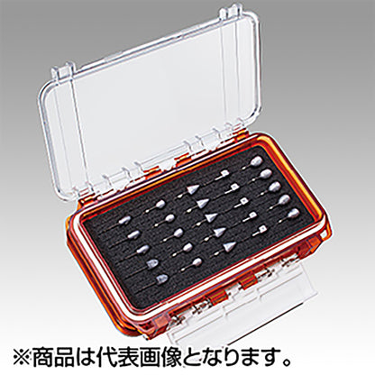 メイホウ(MEIHO) 防水ケース WG-2 クリアオレンジ  タックルボックス ツールボックス 道具箱