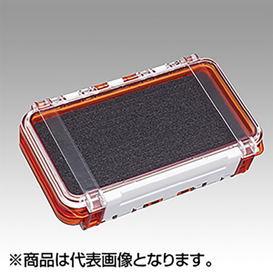 メイホウ(MEIHO) 防水ケース WG-2 クリアオレンジ  タックルボックス ツールボックス 道具箱