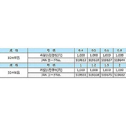 サンライン(SUNLINE) 野づり へら道糸 50m 0.6号 HG ナチュラルクリア [ナイロンライン]