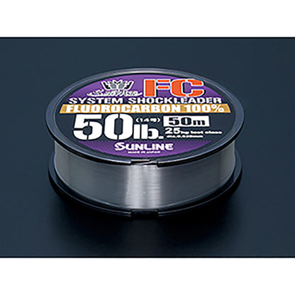 SUNLINE(サンライン) ソルティメイト システムショックリーダーFC 30m単品 18号 クリア [フロロカーボン]