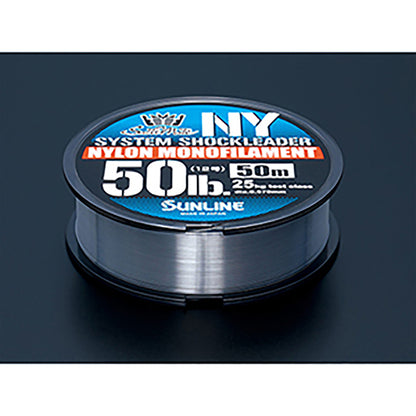 サンライン(SUNLINE) ソルティメイト システムショックリーダーナイロン 50m単品 16号 ナチュラルクリア [ナイロン]
