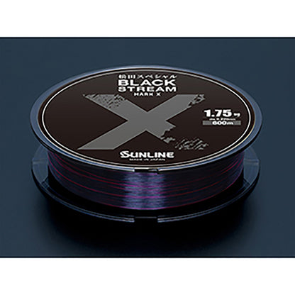SUNLINE(サンライン) 松田スペシャル ブラックストリームマークX 600m単品 1.35号 ブラッキー(約270cm) +ファインピンク(約30cm) [ナイロン]