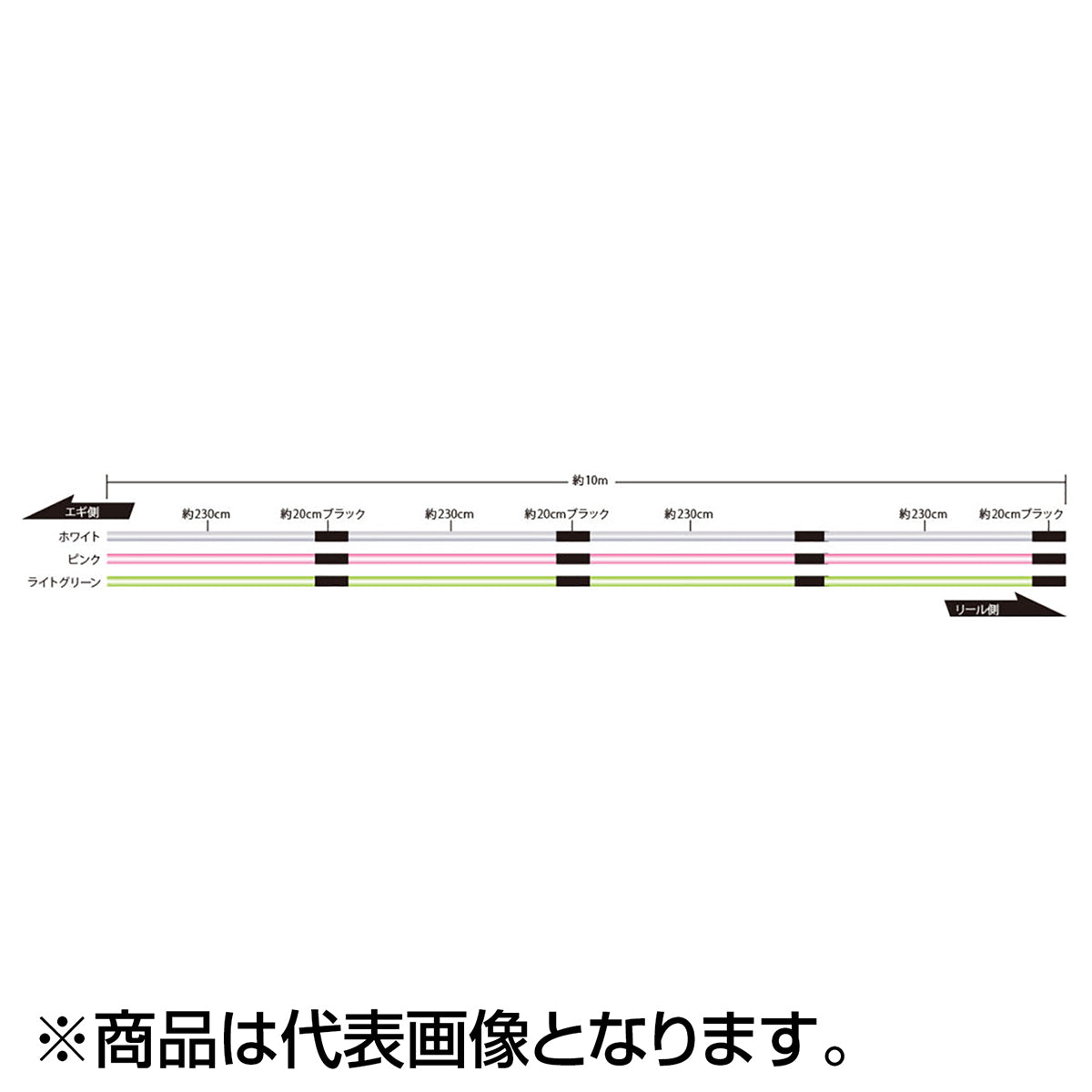 サンライン(SUNLINE) ソルティメイト PEエギスタ 8 150m 0.4号 6LB ホワイト・ピンク・ライトグリーン [PEライン]