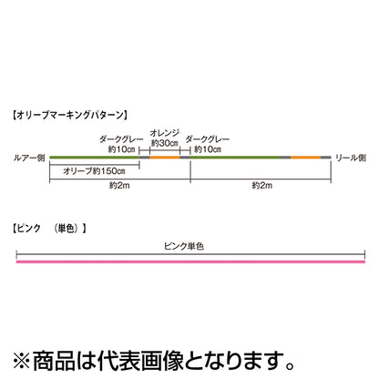 サンライン(SUNLINE) オールマイト 150m 0.4号 6.2LB ピンク [PEライン]
