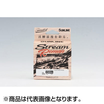 サンライン(SUNLINE) トラウティスト ストリームロマン 150m 5lb/1.25号 ステルスグレー＆フラッシュオレンジ [ナイロン]