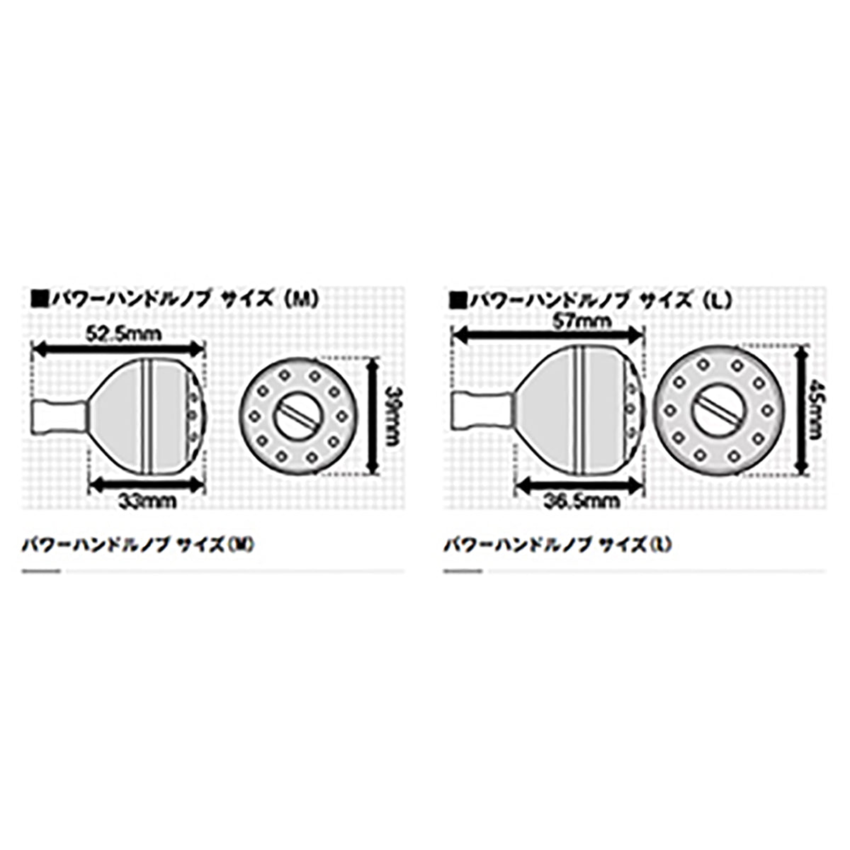 シマノ(SHIMANO) 夢屋 アルミラウンド型 パワーハンドルノブ ブラック/ゴールド M TypeB