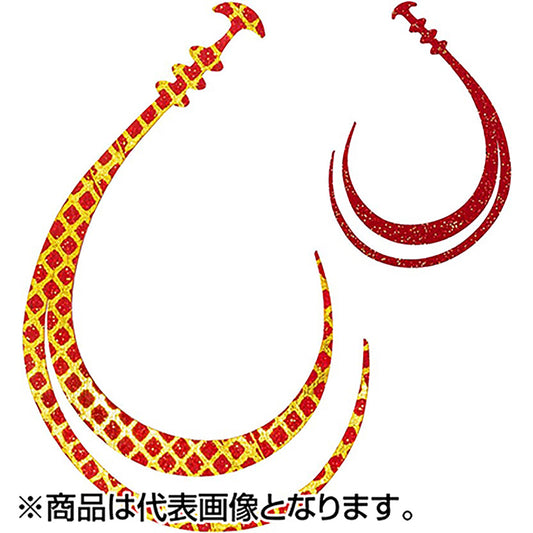 シマノ(SHIMANO) シングルカーリー M #001 アカキン ED-R04W