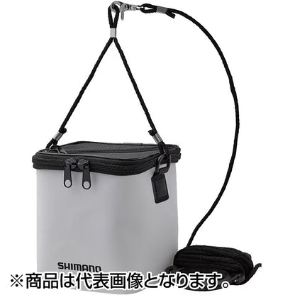 シマノ(SHIMANO) メッシュ水汲みバッカン 19cm ホワイト BK-001X