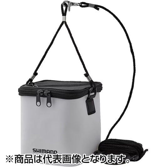 シマノ(SHIMANO) メッシュ水汲みバッカン 19cm ホワイト BK-001X