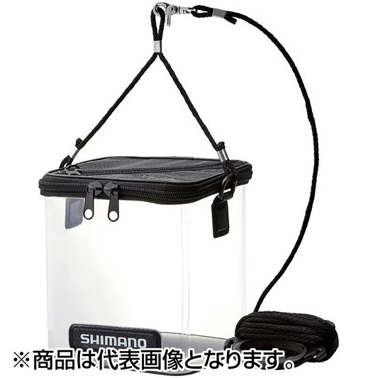 シマノ(SHIMANO) メッシュ水汲みバッカン 21cm クリア BK-001X