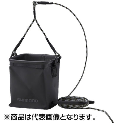 シマノ(SHIMANO) ポケッタブル水汲みバッカン ブラック BK-002X
