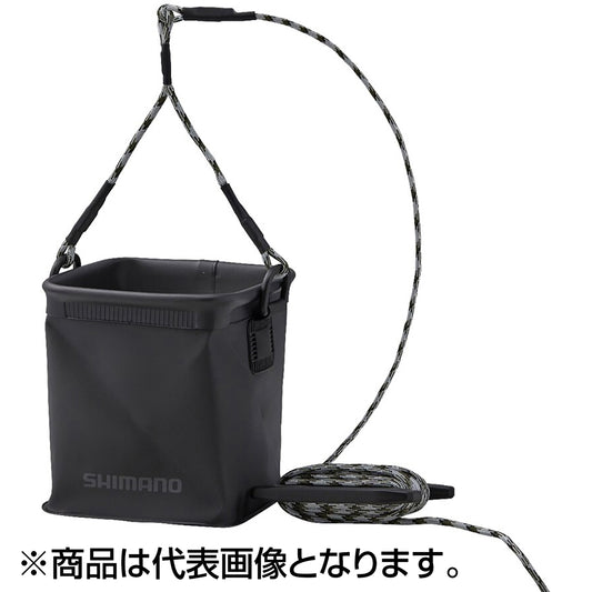 シマノ(SHIMANO) ポケッタブル水汲みバッカン ブラック BK-002X