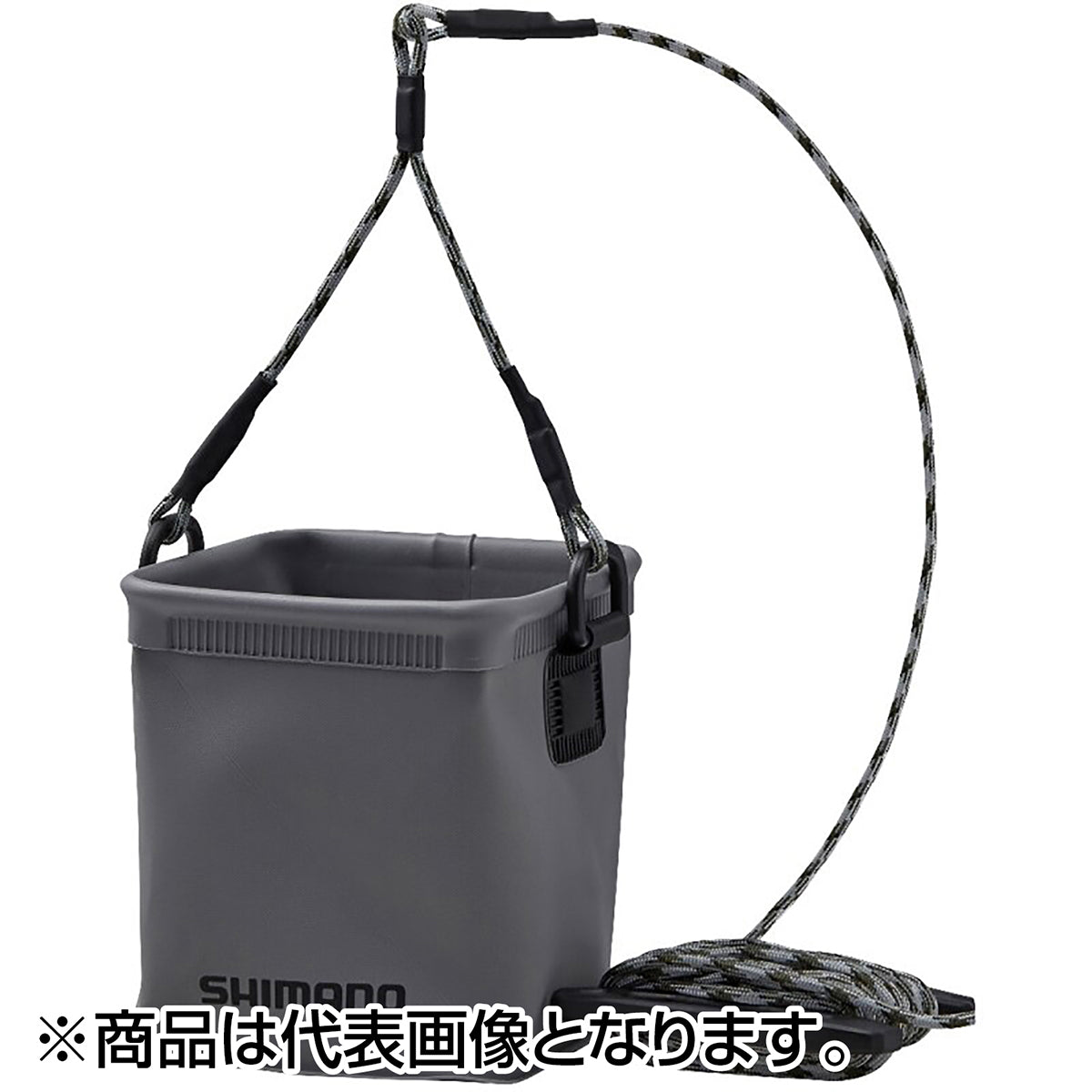 シマノ(SHIMANO) ポケッタブル水汲みバッカン グレー BK-002X