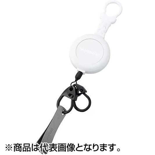 シマノ(SHIMANO) フックリールCR ラインカッター付 オールホワイト PI-042R