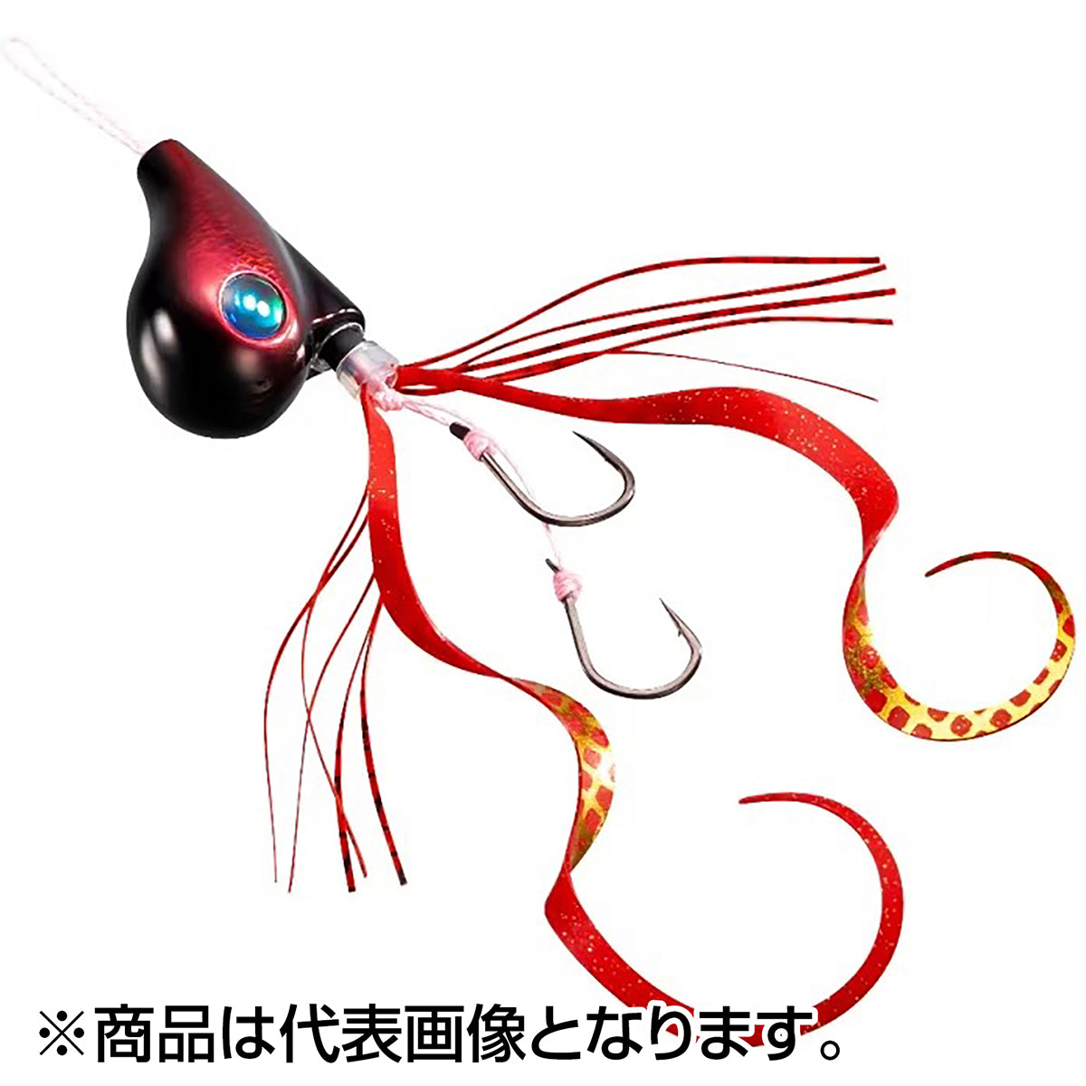 シマノ(SHIMANO) 炎月 ドテラバクバク 80g 009 Ｓブラックレッド JD-L08T