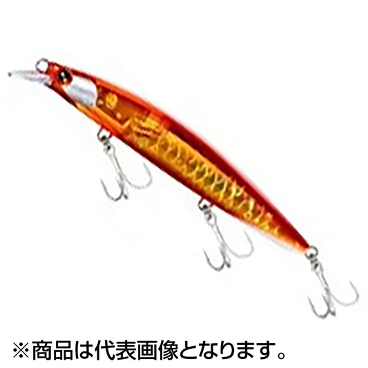 シマノ(SHIMANO) 熱砂(ネッサ) ヒラメミノー 120S フラッシュブースト 006 Ａアカキングロー XF-212X