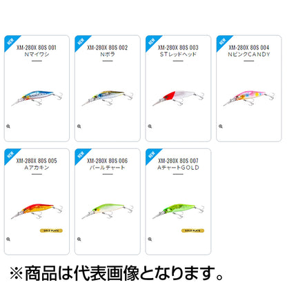 シマノ(SHIMANO) エクスセンス ダイブアサシン 80S フラッシュブースト 003 ＳＴレッドヘッド XM-280X
