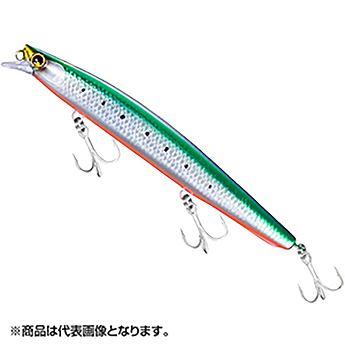 シマノ(SHIMANO) 熱砂(ネッサ) ヒラメミノーSR 150F/150S ジェットブースト 013 キョウリンイワシＫ XF-115S