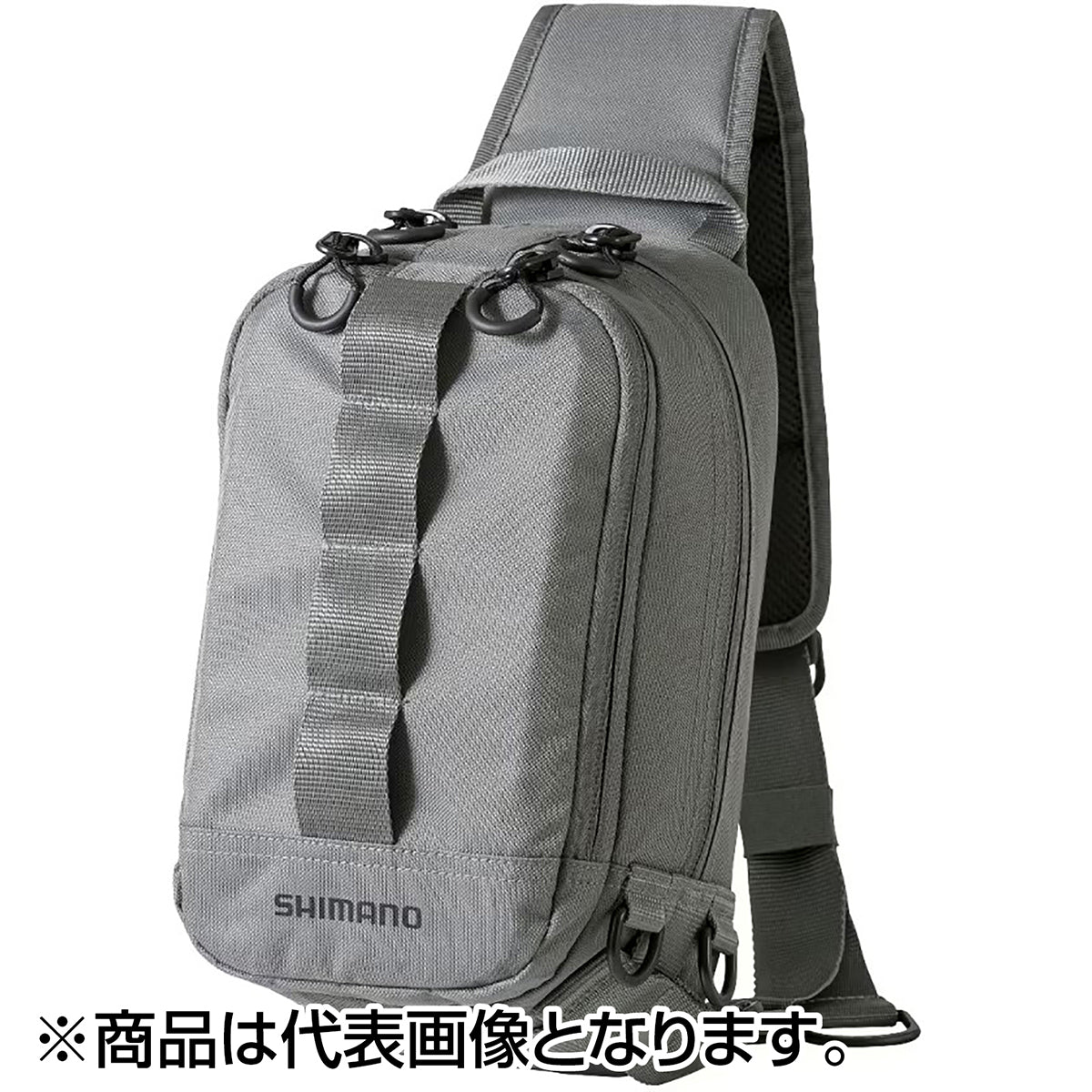 シマノ(SHIMANO) スリング ショルダーバッグ M グレー BS-025T