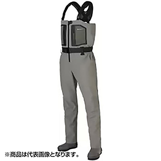 シマノ(SHIMANO) DS+4 ストレッチウェーダー カットピンフェルト L グレーベージュ FF-001