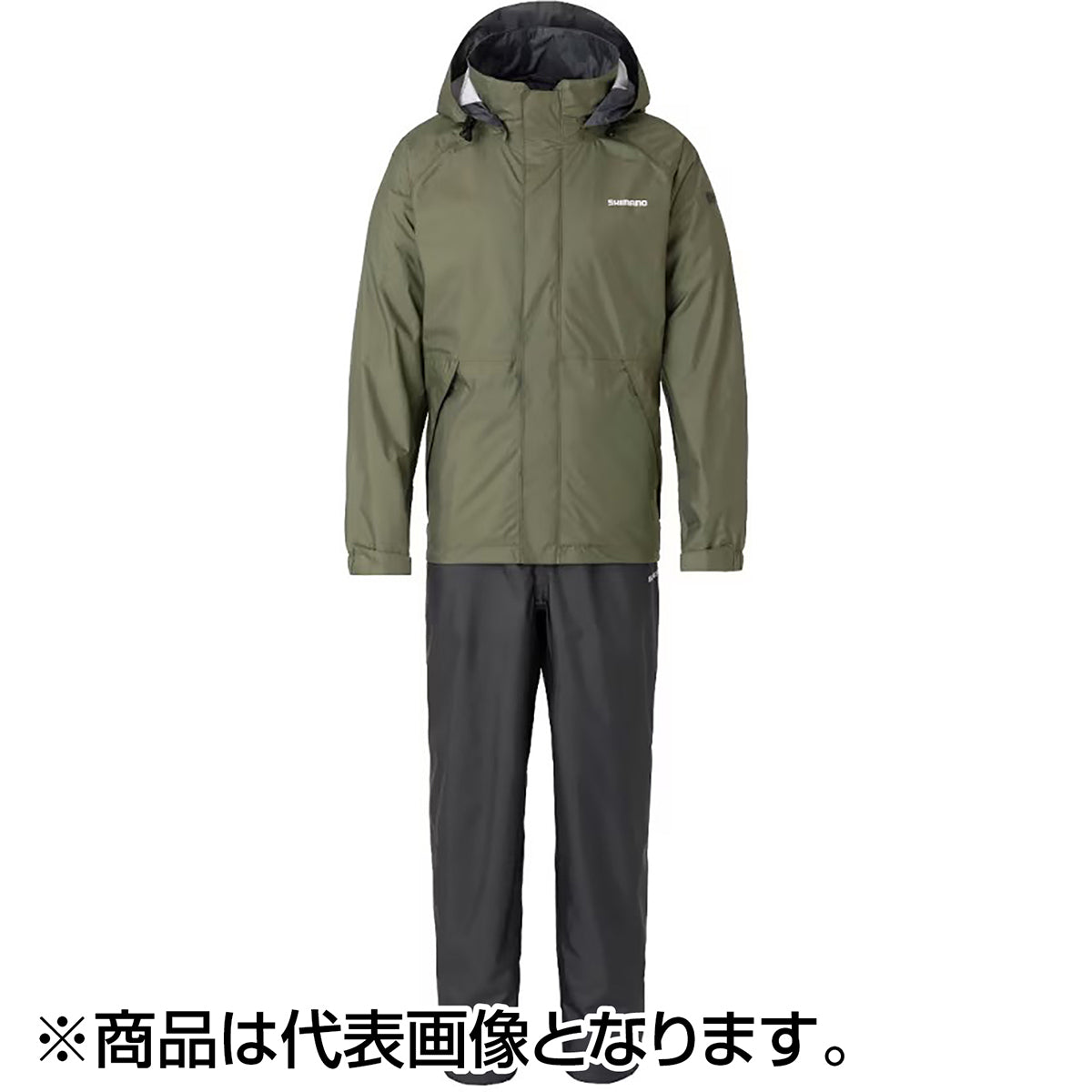 シマノ(SHIMANO) DS ベーシックスーツ XS カーキ RA-027Q