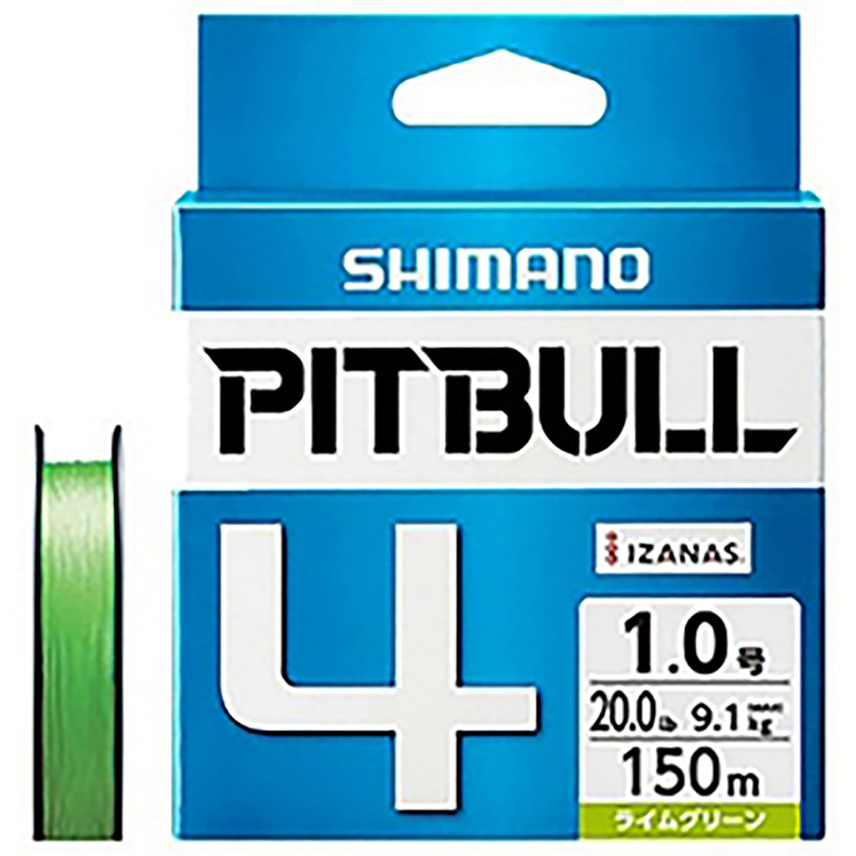 シマノ(SHIMANO) ピットブル 4 300m 0.8号 ライムグリーン PL-M74S [PEライン]