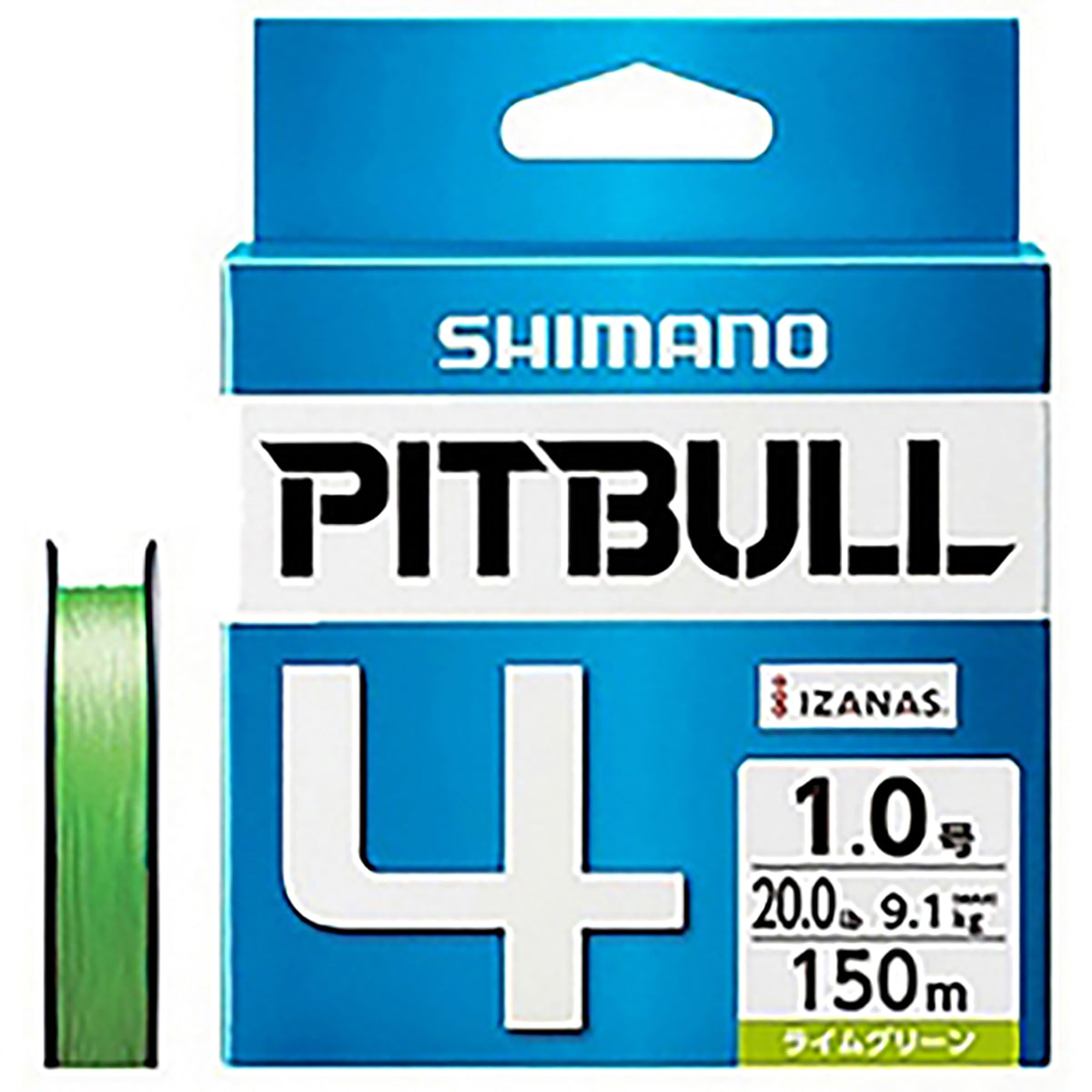 シマノ(SHIMANO) ピットブル 4 300m 1.2号 ライムグリーン PL-M74S [PEライン]