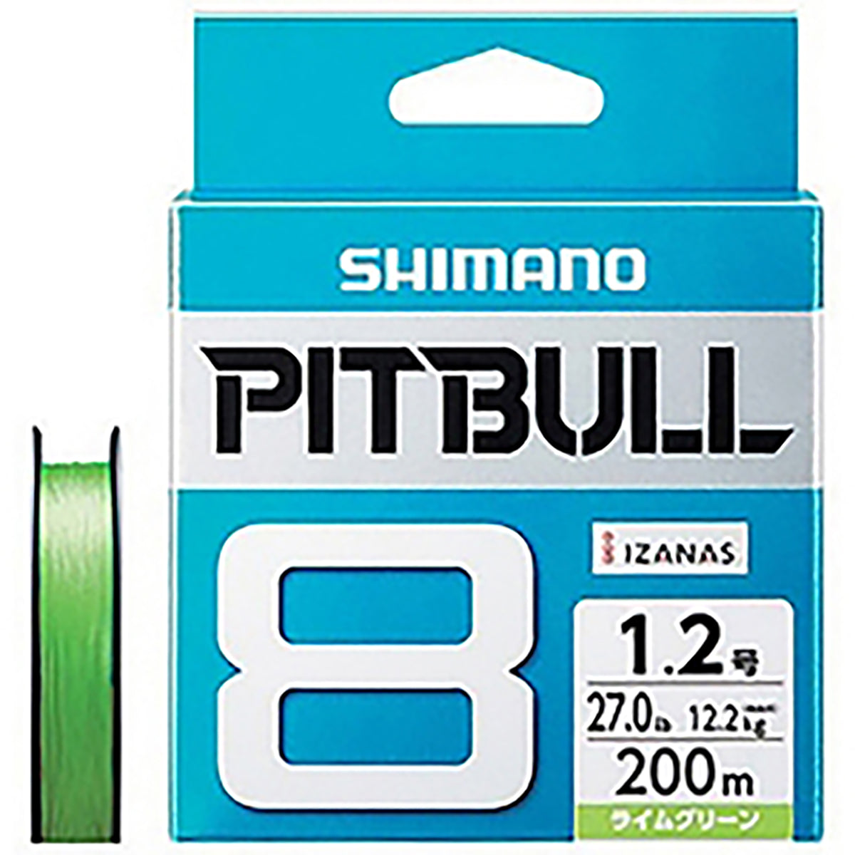 シマノ(SHIMANO) ピットブル 8 300m 1.0号 ライムグリーン PL-M78S [PEライン]