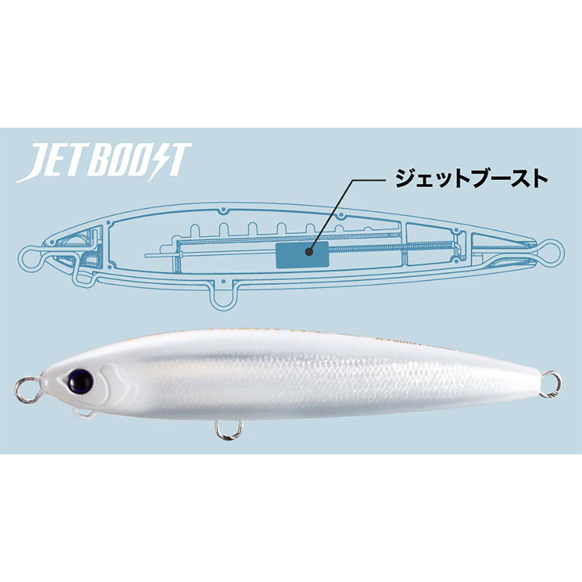 シマノ(SHIMANO) オシア フルスロットル 190F ジェットブースト XU-T19V 004 Ａトビウオ