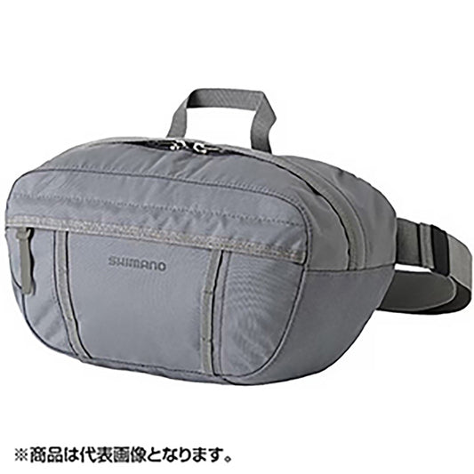 シマノ(SHIMANO) エクストラウエストバッグ M グレー BW-001V