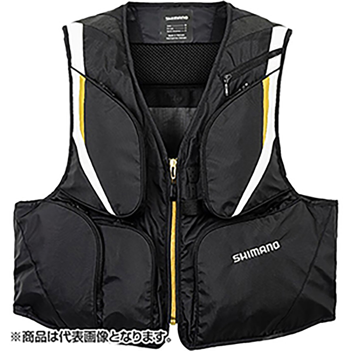 シマノ(SHIMANO) 2WAY ショートベスト L ブラック VE-520W